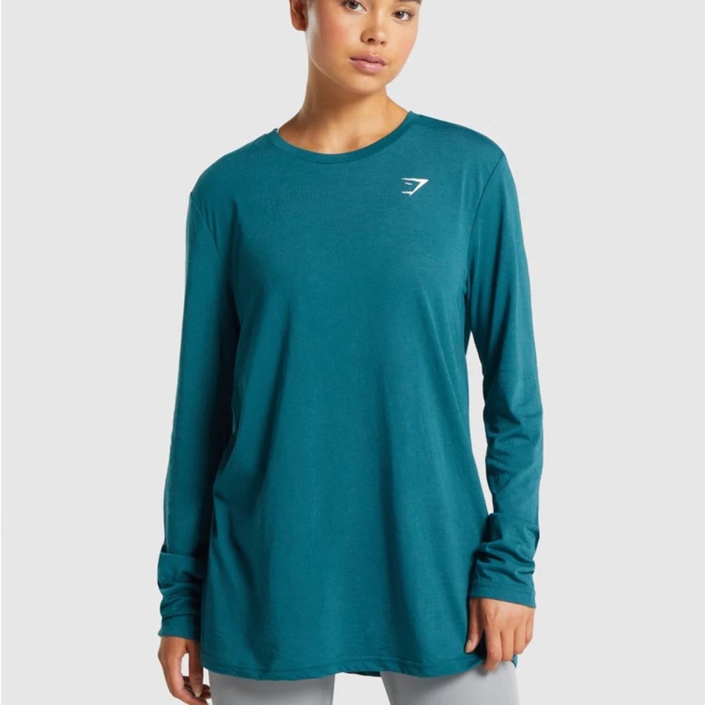 Long sleeve oversized training shirt - Picture 1 of 3